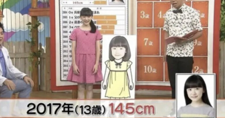芦田愛菜　13歳の時の身長145cm　